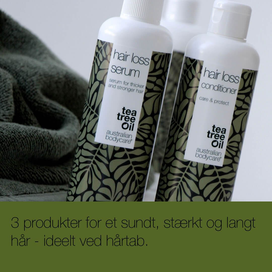 4 produkter mot håravfall och tunnare hår — Produkter mot håravfall med Biotin, Tea Tree Oil och Capilia Longa