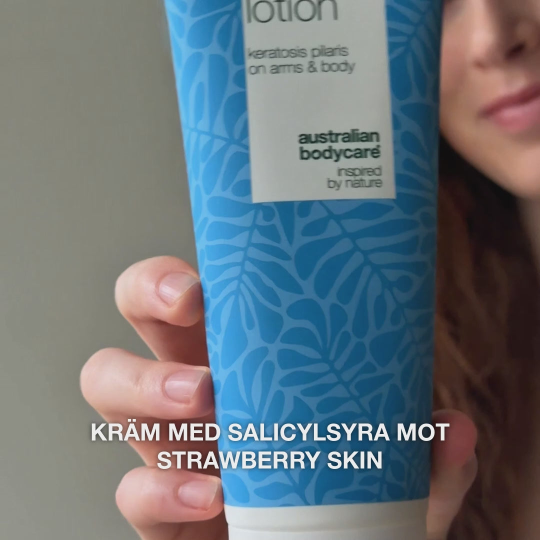 Body lotion mot keratosis pilaris och torr, knottrig hud — Body lotion mot keratosis pilaris. Jämnar ut med salicylsyra, niacinamid och zink. Perfekt för torr och ojämn hud.