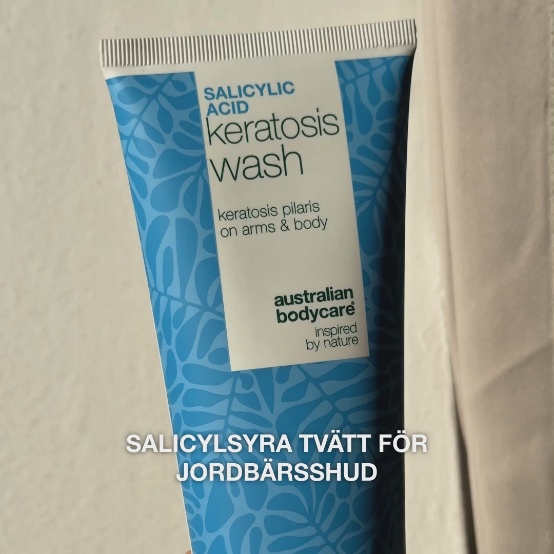 Keratosis Pilaris Duschtvål – mot keratosis pilaris och torr hud — Keratosis Pilaris Body Wash behandlar keratosis pilaris, torr och sträv hud. Med salicylsyra, niacinamid och glycerin för mjukare hud