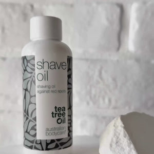 Rakolja mot röda prickar och inåtväxande hår – minskar irritation, rodnad och rakfinnar – Australian Bodycare