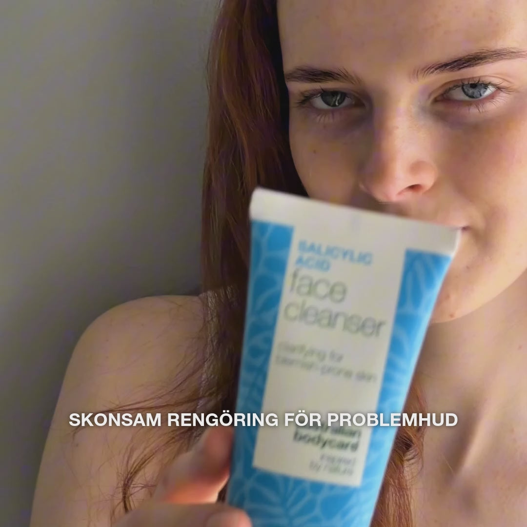 Salicylsyra Ansiktsrengöring för fet och oren hud — Salicylsyra Cleanser minskar pormaskar, balanserar huden och ger en fräsch känsla. Med Salicylsyra.
