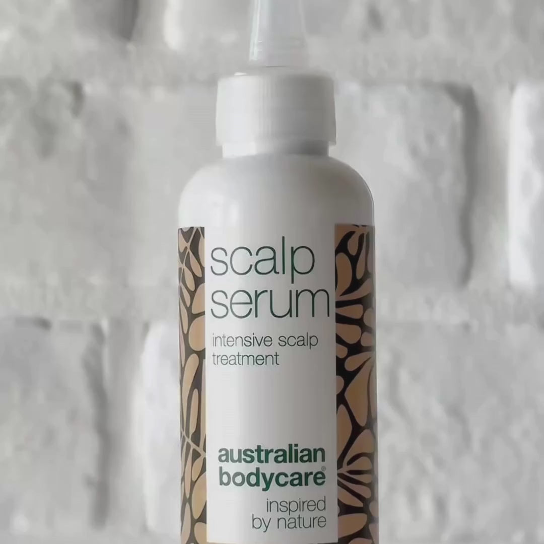 Hårbottenkur mot mjäll och torr hårbotten – serum som lindrar klåda, fett hår och irritation – Australian Bodycare