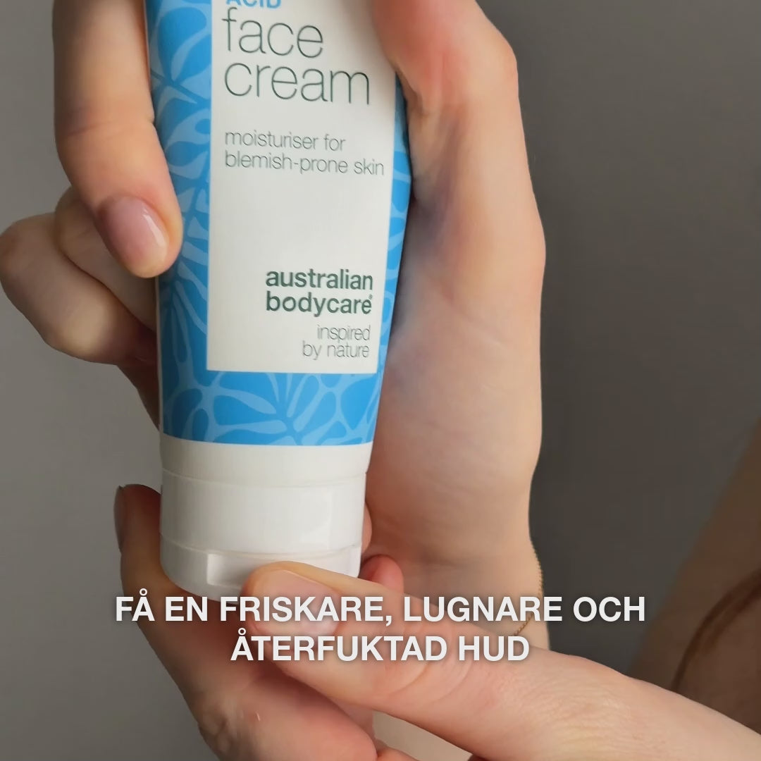 Ansiktskräm med salicylsyra mot finnar och pormaskar — Lätt, icke-fet moisturizer med salicylsyra för fet & oren hud – rengör porer, minskar talg och gör huden klarare.