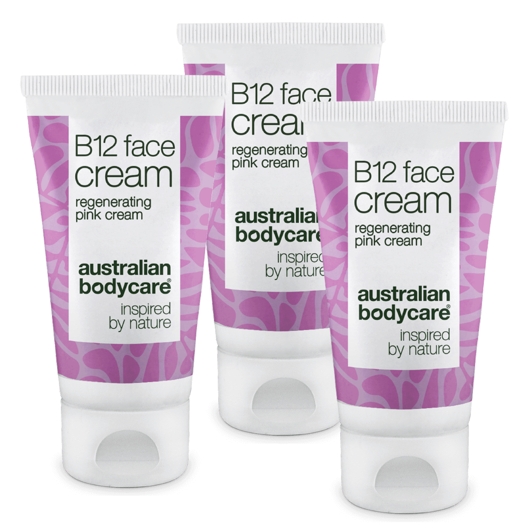 B12 Ansiktskräm – Förnyad Fukt och Naturlig Lyster — Anti-age B12-vitamin kräm minskar rynkor, återfuktar huden och ger en naturlig lyster. Perfekt för torr och mogen hud.