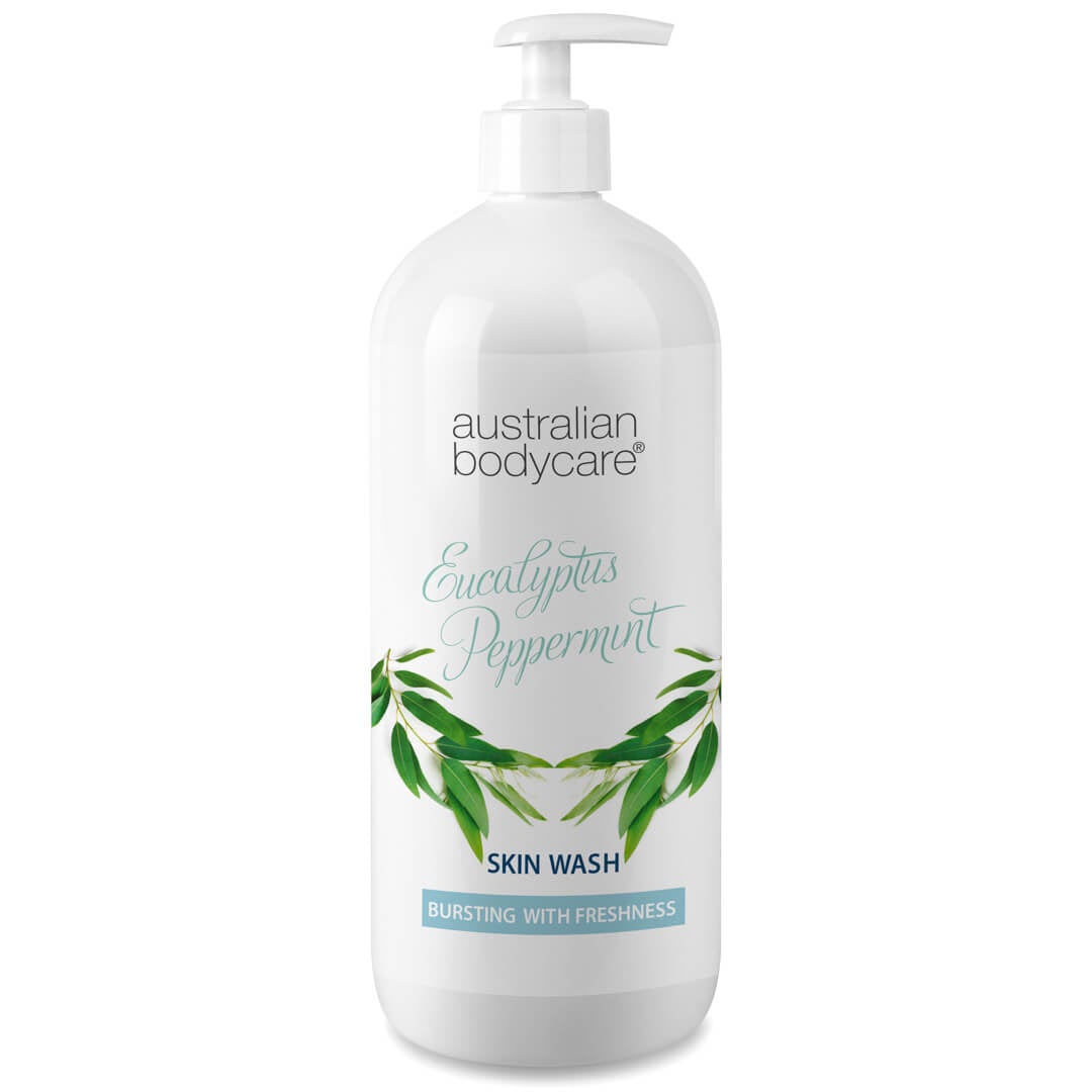 Professionell Eucalyptus Skin Wash - Duschgel för professionell användning med naturlig Tea Tree Oil och australisk eukalyptus
