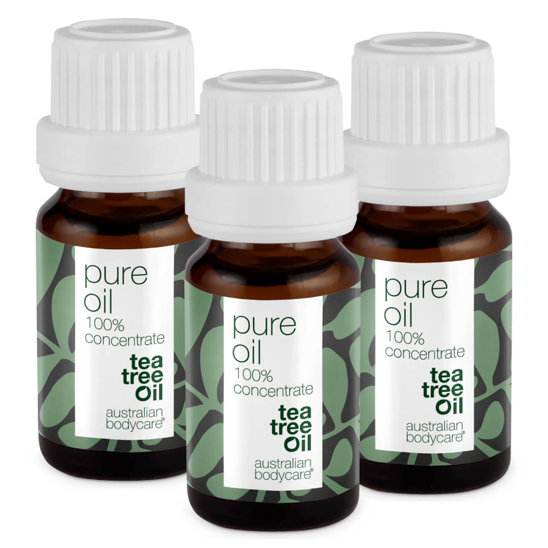 3 x XL 30 ml Tea Tree Oil för hudproblem — 3-pack med 100% koncentrerad Tea Tree Oil från Australien