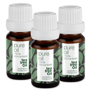 3 x XL 30 ml Tea Tree Oil för hudproblem - 3—pack med 100% koncentrerad Tea Tree Oil från Australien