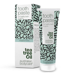 Tea Tree Oil Tandkräm -  för god munhygien och vård vid parodontit