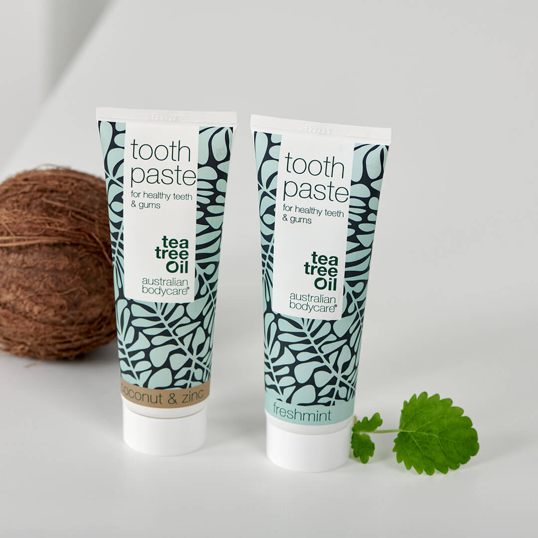 Tea Tree Oil Tandkräm —  för god munhygien och vård vid parodontit
