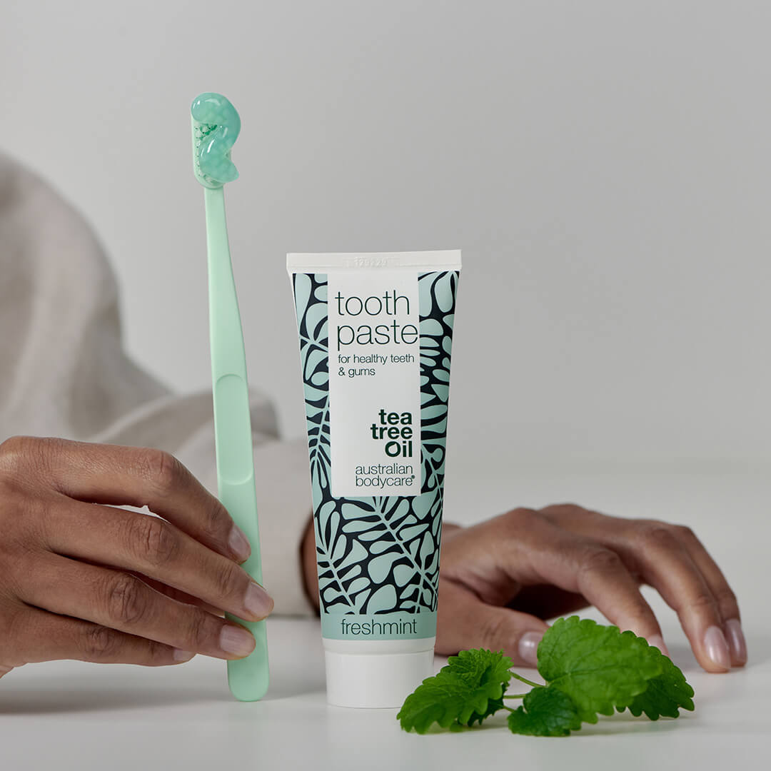 3 st Tea Tree Oil Tandkräm Freshmint — För daglig vård vid parodontit, svamp och tandköttsinflammation