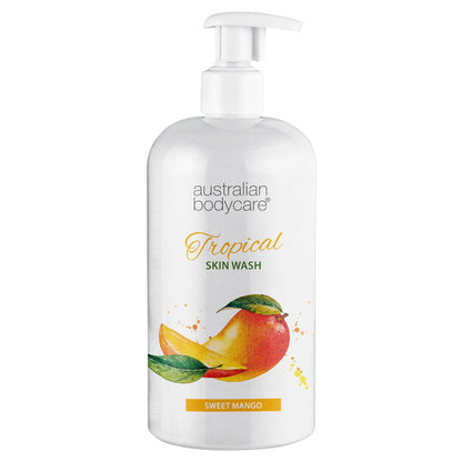 Tropical Skin Wash med Mango - Kroppstvätt med Tea Tree Oil och Mango för ren och problemfri hud