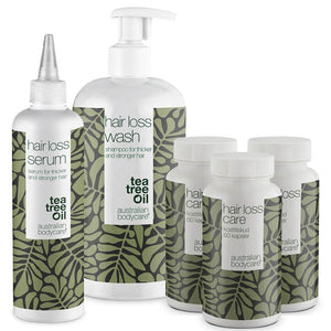 XL paket mot håravfall - 5 produkter mot håravfall med Biotin för tunt hår