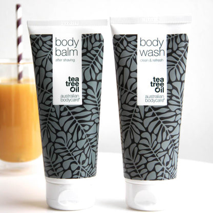Paket för rakning av ben - Tre produkter mot röda prickar efter rakning och hårborttagning