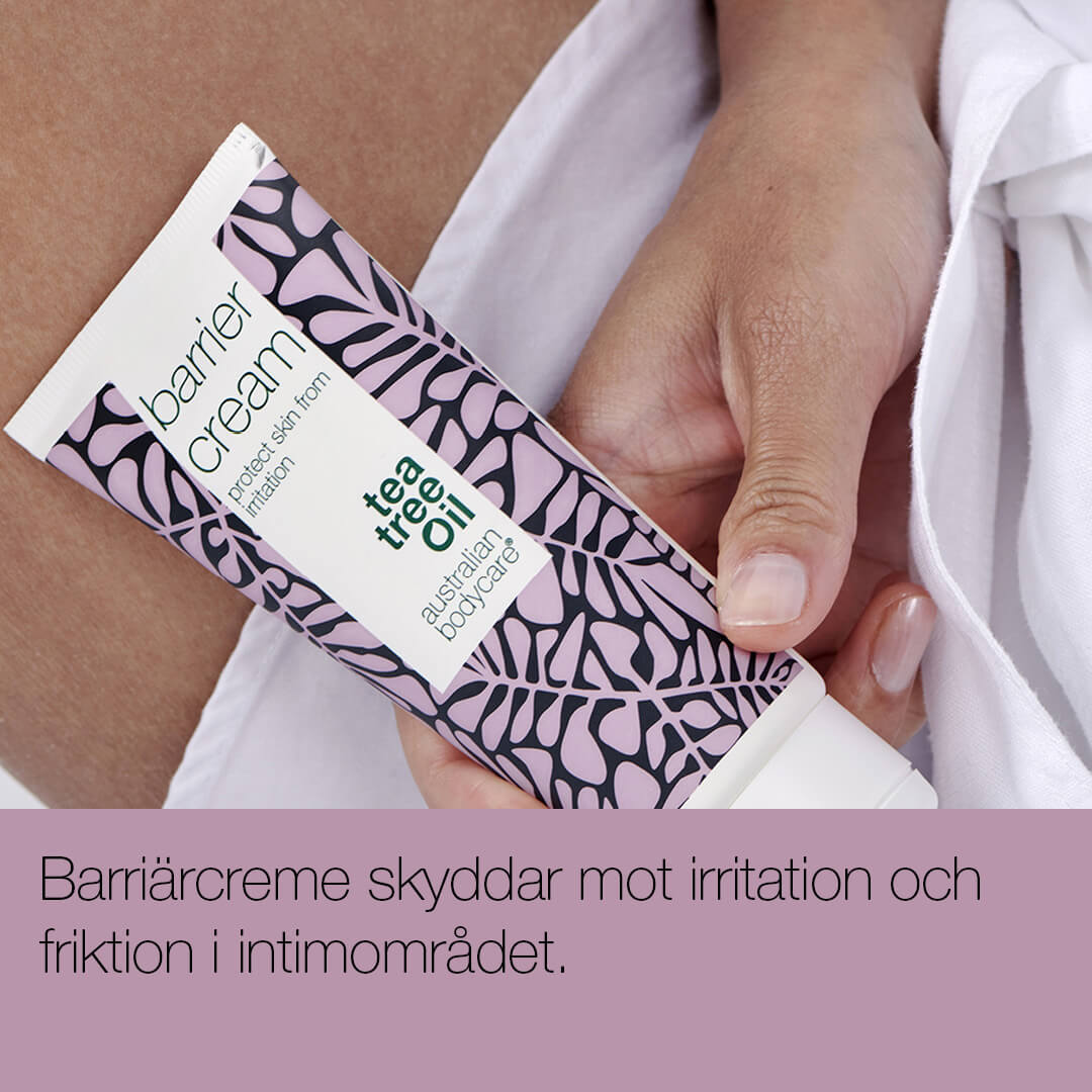 Barriärcreme för underlivet — skyddar mot irritation och friktion i intimområdet